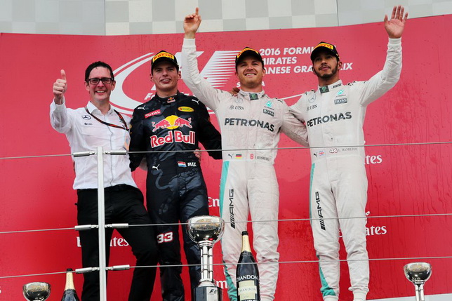 Гран При Японии. Подиум