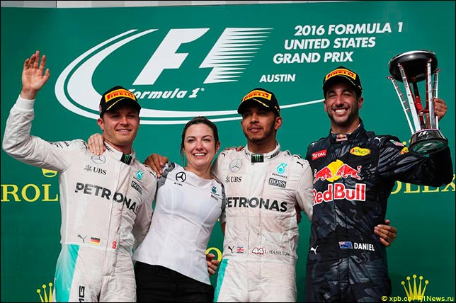 Подиум Гран При США