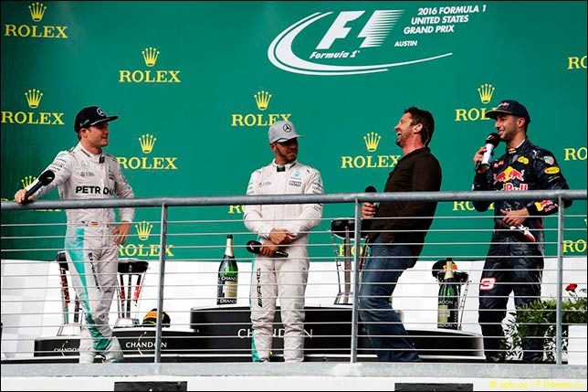 Гран При США. Подиум