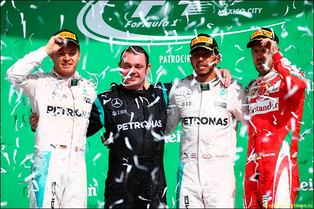 Подиум Гран При Мексики