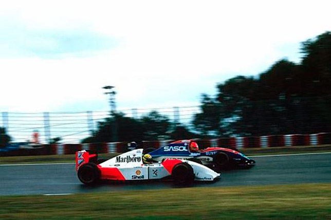 Айртон Сенна и Эдди Ирвайн в Сузуке 1993 года