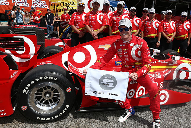 Скотт Диксон - победитель квалификации в Торонто
