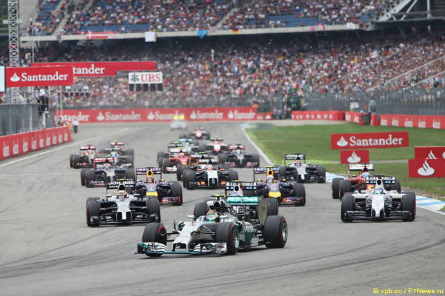 Старт Гран При Германии, 2014 год