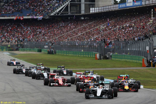 Старт Гран При Германии, 2016 год