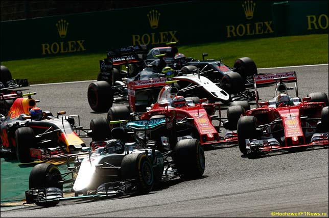 Старт Гран При Бельгии