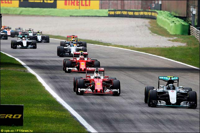 Старт Гран При Италии