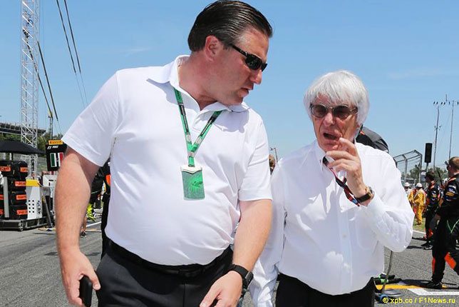 Зак Браун и Берни Экклстоун