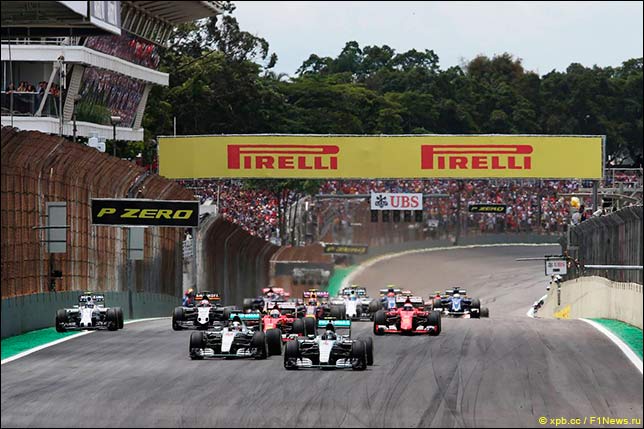 Старт Гран Пи Бразилии 2015 года