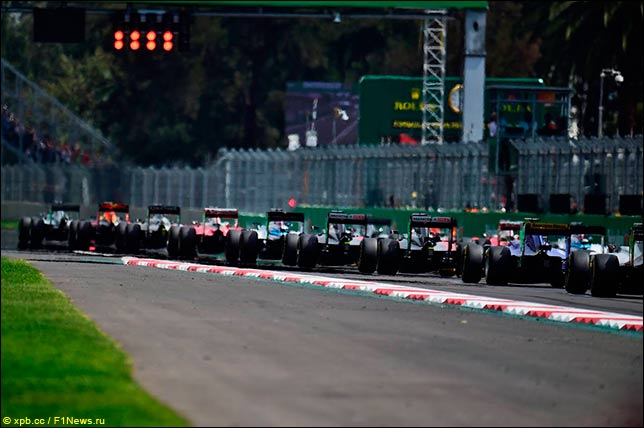 Старт Гран При Мексики