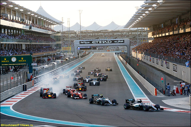 Старт Гран При Абу-Даби