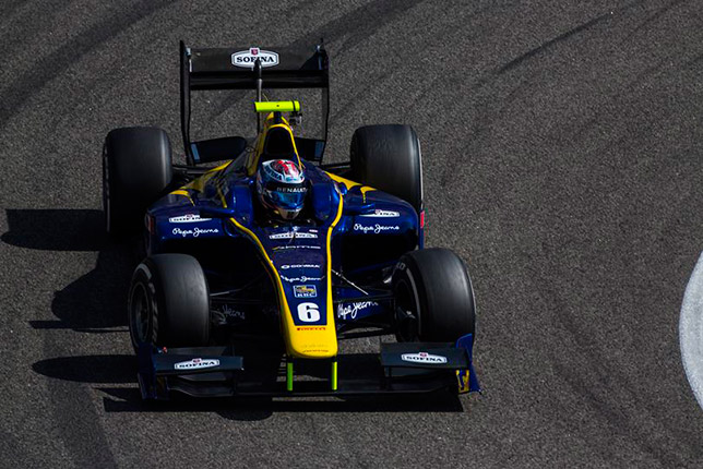 Николас Латифи на тестах в Абу-Даби