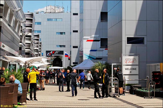 Паддок в Сочи