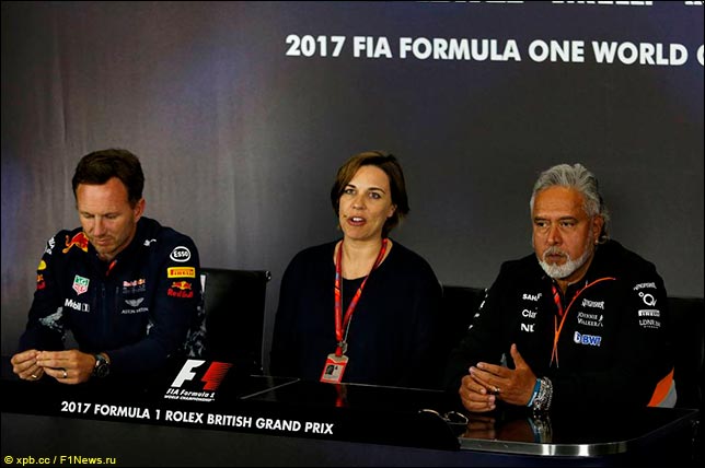 Первая пресс-конференция: Кристиан Хорнер, Клэр Уильямс и Виджей Малья