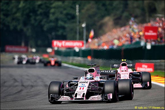 Серхио Перес и Эстебан Окон