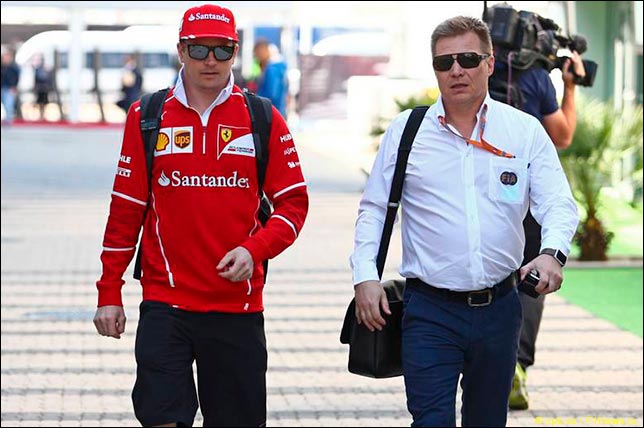 Кими Райкконен и Мика Сало