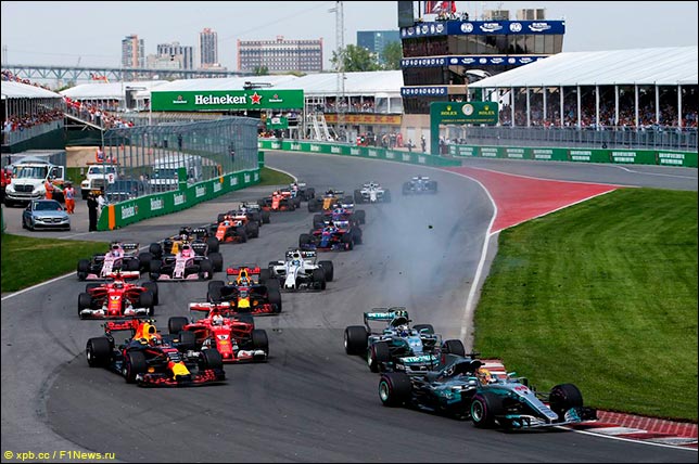 Старт Гран При Канады