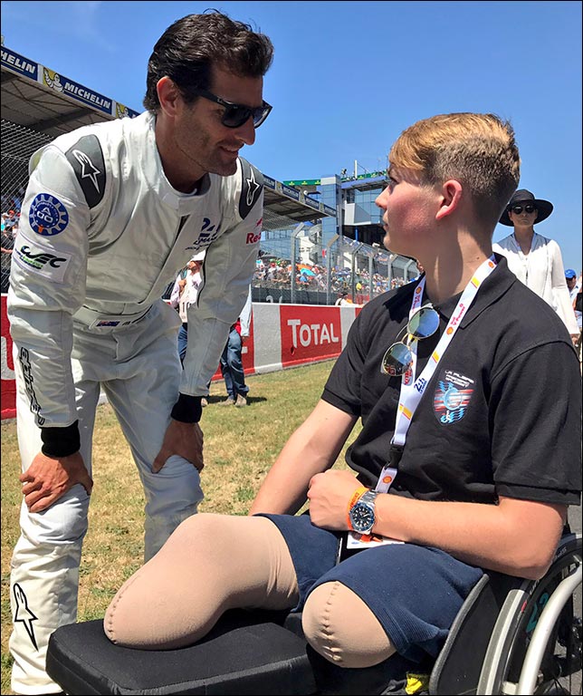 Марк Уэббер и Билли Монгер. Фото: пресс-служба FIA WEC