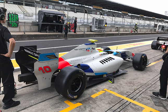 Алекс Палоу на квалификации в Германии