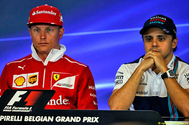 Кими Райкконен и Фелипе Масса