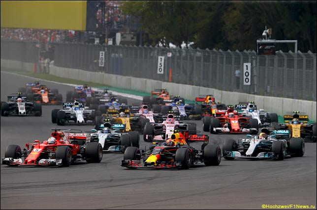 Старт Гран При Мексики