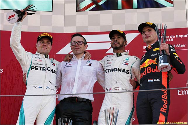 Подиум Гран При Испании