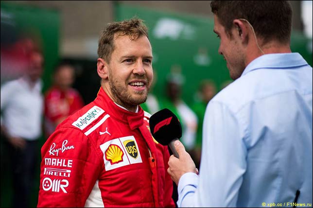 Интервью после гонки