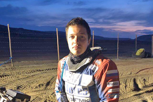 Сергей Карякин перед стартом пятого этапа ралли-рейда «Дакар-2018»