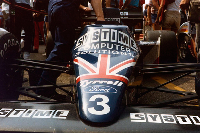 Tyrrell Стефана Йохансона на Гран При Нидерландов 1984 года