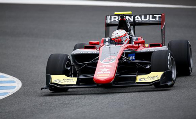 Антуан Юбер на трассе в Хересе