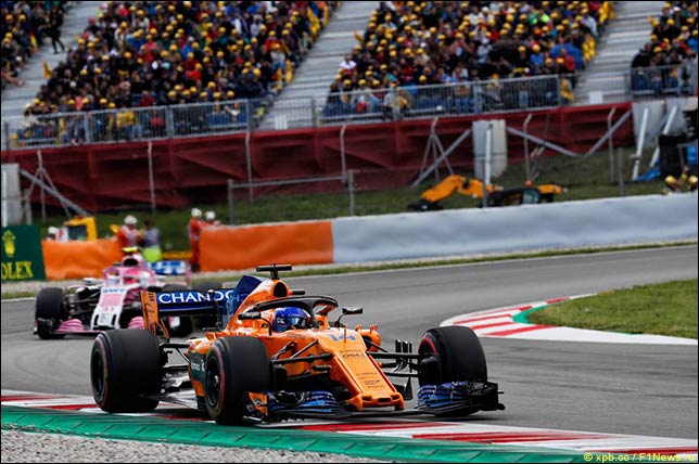 Фернандо Алонсо на Гран При Испании