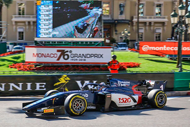 Артём Маркелов на трассе в Монако