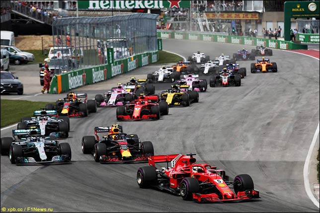 Старт Гран При Канады 2018