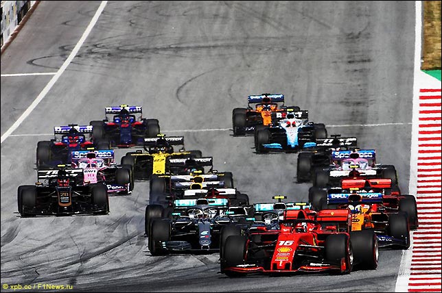 Старт Гран При Австрии 2019