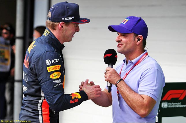 Интервью после гонки