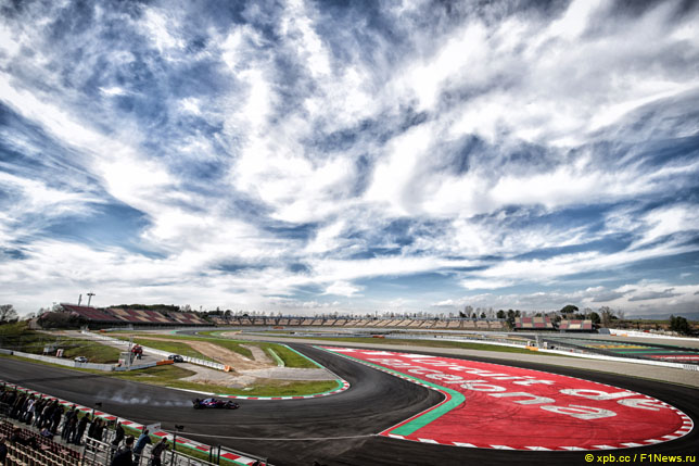 Трасса в Барселоне