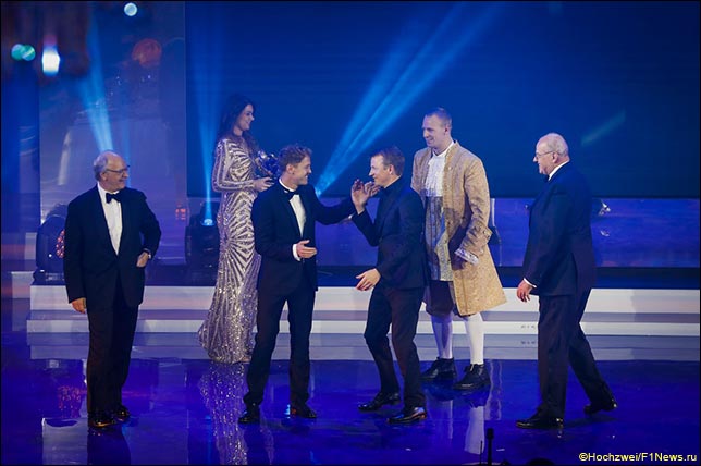 На церемонии награждения FIA Gala в Санкт-Петербурге