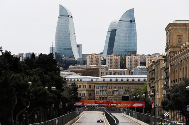 Трасса в Баку