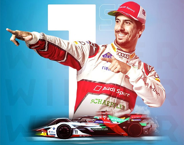 Лукас ди Грасси, победитель берлинского этапа Формулы E