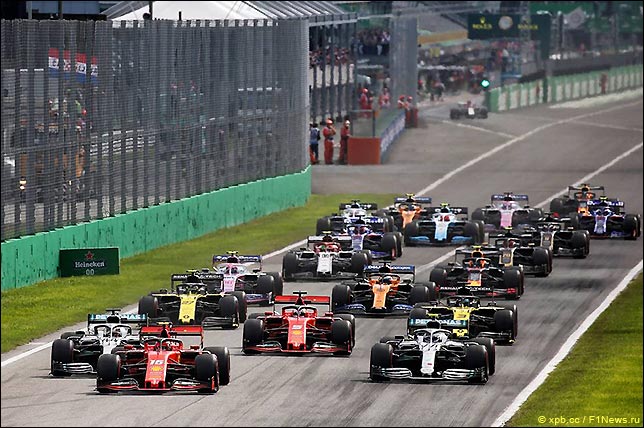 Старт Гран При Италии