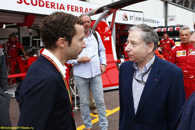 Жан Тодт со своим сыном Николя