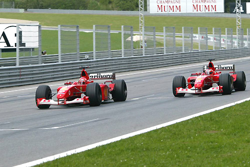 Финиш Гран При Австрии'02