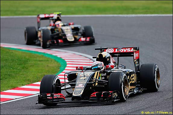 Роман Грожан и Пастор Мальдонадо