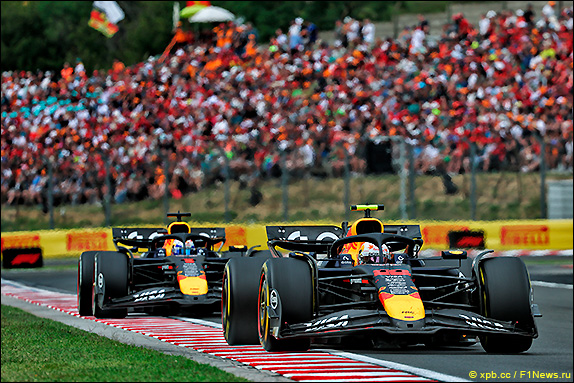 Юки Цунода и Макс Ферстаппен