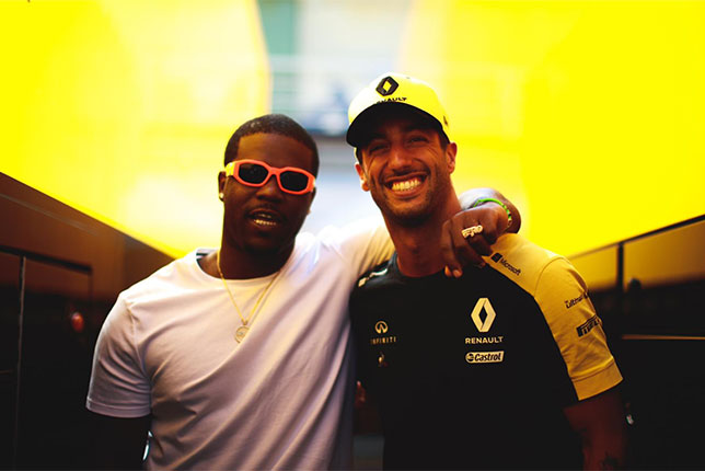 Эйсап Ферг и Даниэль Риккардо