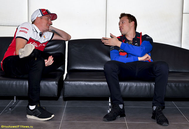 Кими Райкконен и Даниил Квят