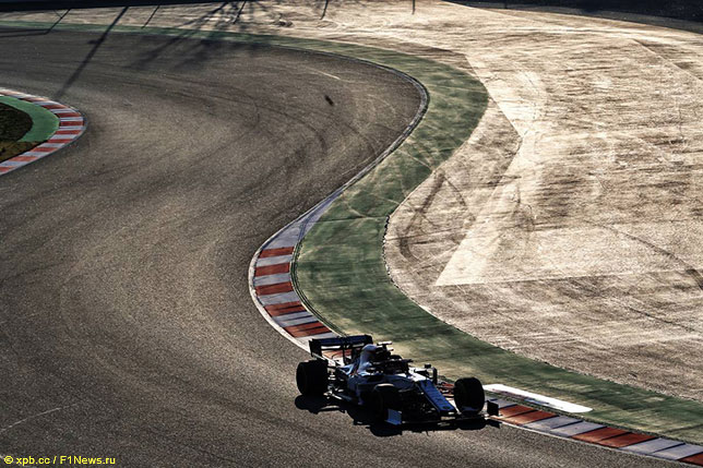 Кими Райкконен на тестах в Барселоне, 2019 год