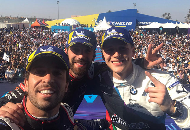 Антониу Феликс да Кошта, Жан-Эрик Вернь и Макс Гюнтер – победитель и призёры гонки в Марокко