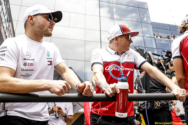 Валттери Боттас и Кими Райкконен