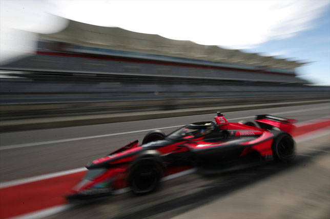 Алекс Палоу на тестах IndyCar в Остине, фото: пресс-служба IndyCar