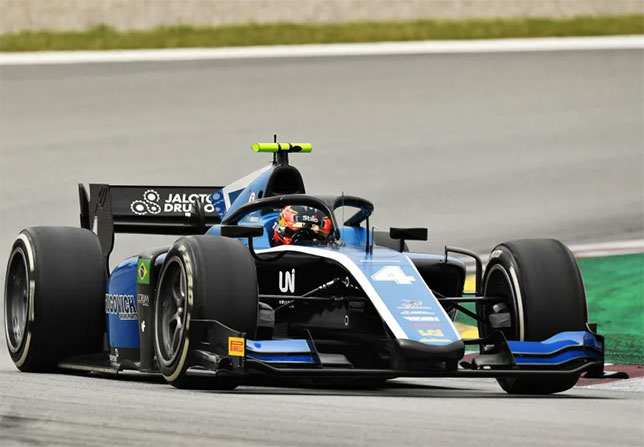 Фелипе Другович на тестах в Барселоне